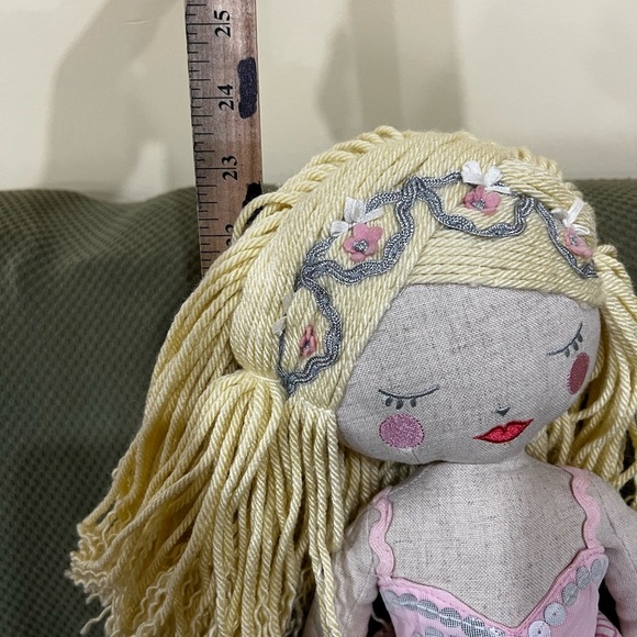 Pottery Barn Kids Mermaid Plush 24” Pink/Multicolored - Picture 9 of 12